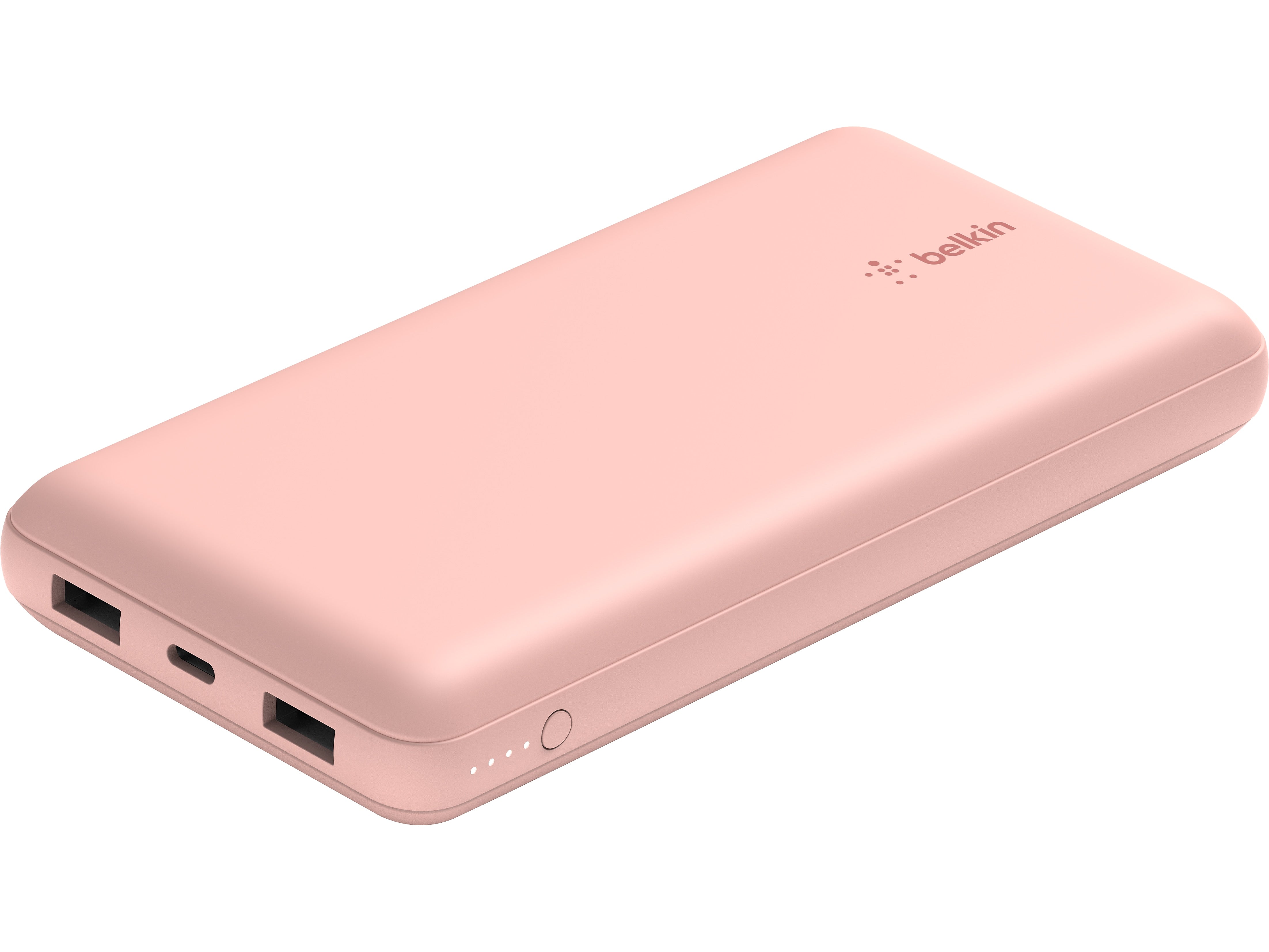Belkin USB-A/USB-C Power Bank, 15W, 2000 mAh, Rose Gold (BPB012BTRG)