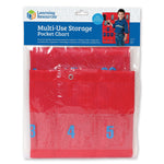 Learning Resources Multi-Use Storage Pocket Chart, 29" x 36" (LER0056)