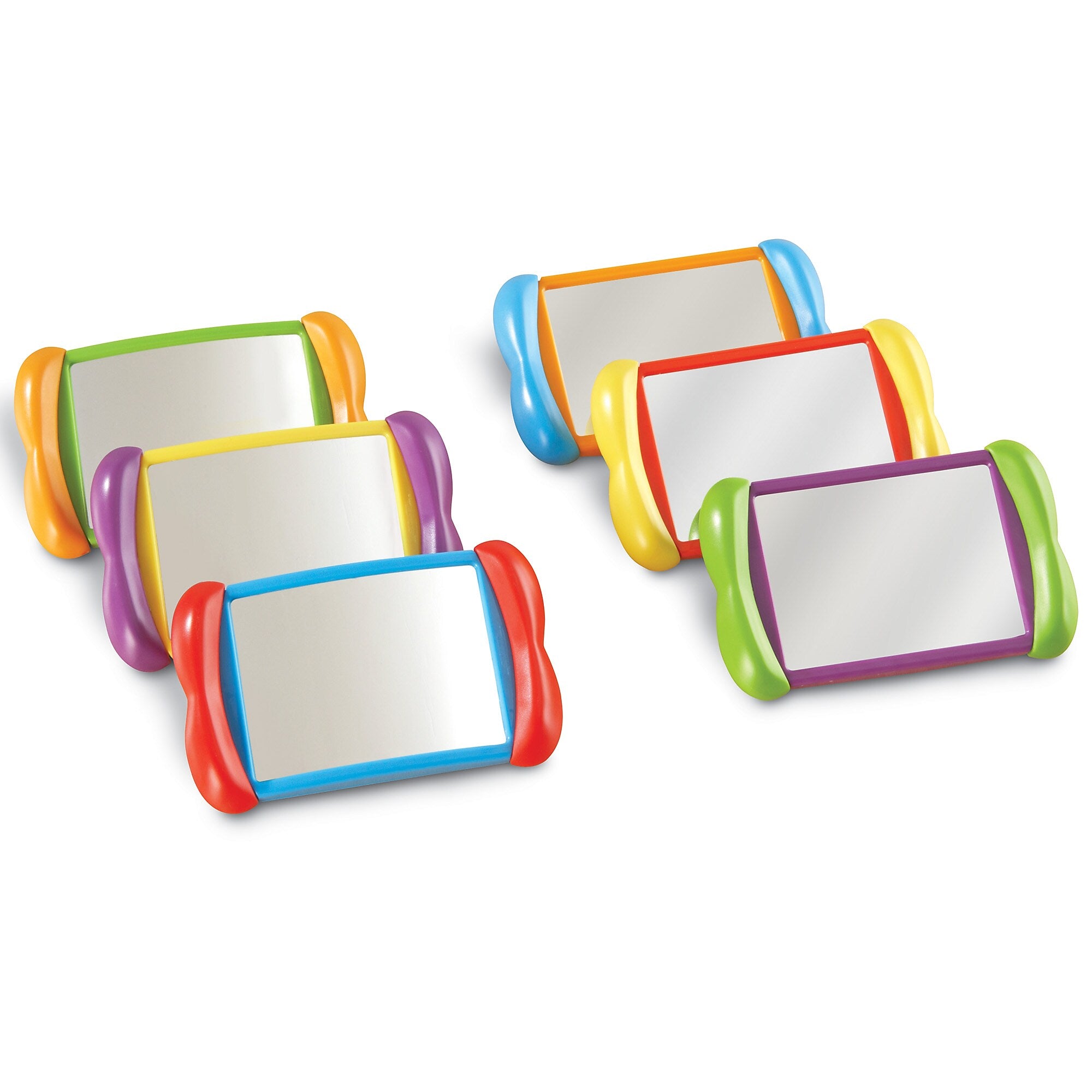 Learning Resources All About Me 2 in 1 Mirrors, 6/Set (LER3371)