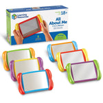 Learning Resources All About Me 2 in 1 Mirrors, 6/Set (LER3371)