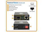 Tripp Lite N785-P01-SFP Gigabit SFP Fiber to Ethernet Media Converter