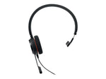 Jabra Evolve 20 MS Mono Noise Canceling On Ear Computer Headset, Black (GSA4993-823-309)