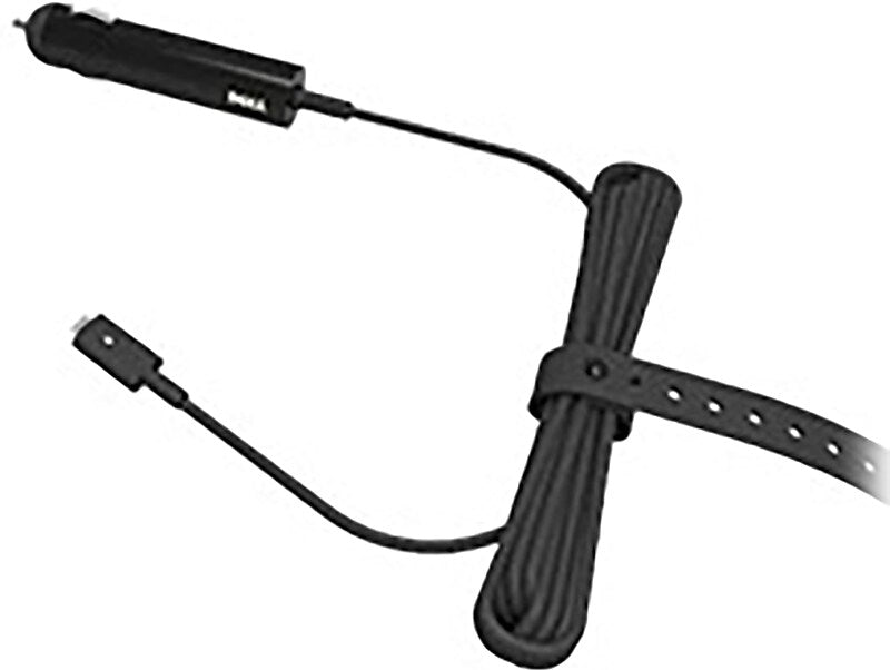 Dell Auto Air to USB-C 65W Adapter, Male to Male, Black (492-BBUN)