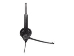 Jabra BIZ 1100 Duo Noise Canceling Stereo On Ear Mobile Headset, Black (1159-0139-EDU)