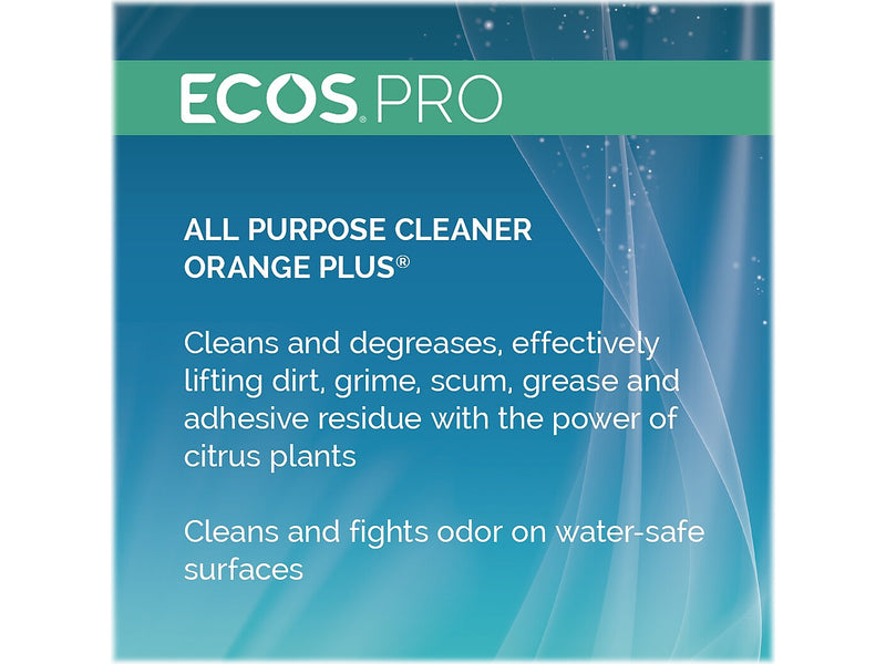 ECOS PRO Orange Plus All Purpose Cleaner and Degreaser, Citrus Scent, 1 Gal. (PL9706/04)