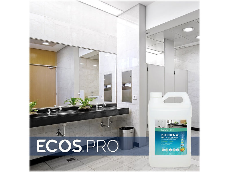 ECOS PRO Parsley Plus All-Purpose Kitchen & Bathroom Cleaner, Herbal Scent, 1 Gal. (PL9746/04)