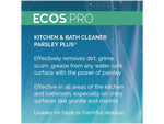ECOS PRO Parsley Plus All-Purpose Kitchen & Bathroom Cleaner, Herbal Scent, 1 Gal. (PL9746/04)