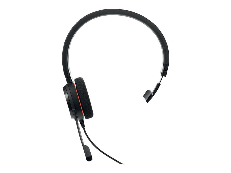 Jabra Evolve 20 UC Mono Noise Canceling On Ear Phone & Computer Headset, Black (4993-829-289)