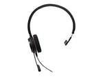 Jabra Evolve 20 UC Mono Noise Canceling On Ear Phone & Computer Headset, Black (4993-829-289)