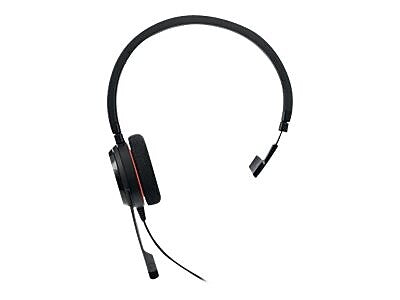 Jabra Evolve 20 UC Mono Noise Canceling On Ear Phone & Computer Headset, Black (4993-829-289)