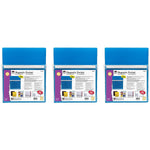 Charles Leonard Magnetic Pocket, 9.5" x 11.75", Blue, Pack of 3 (CHL26100-3)