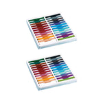 Creativity Street Square Artist Pastels, 24 Assorted Colors, 24 Pieces Per Pack, 2 Packs (CK-9724-2)
