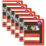 Pacon Composition Notebooks, 9.75" x 7.5", Wide Ruled, 100 Sheets, Multicolor, 6/Bundle (PAC2432-6)