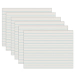 Pacon Newsprint Handwriting Paper, Alternate Dotted, Grade 2, Ruled Long, 500 Sheets/Pack, 5/Packs (PAC2622-5)