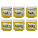 Handy Art Washable Finger Paint, Yellow, 16 oz., Pack of 6 (RPC241010-6)