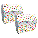 Teacher Created Resources® Confetti Chest, 9.5" x 8", Multicolored, Pack of 2 (TCR8589-2)