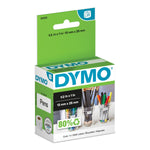 DYMO LabelWriter 30222 Multi-Purpose Labels, 1" x 1/2", Black on White, 1,000 Labels/Roll (30333)