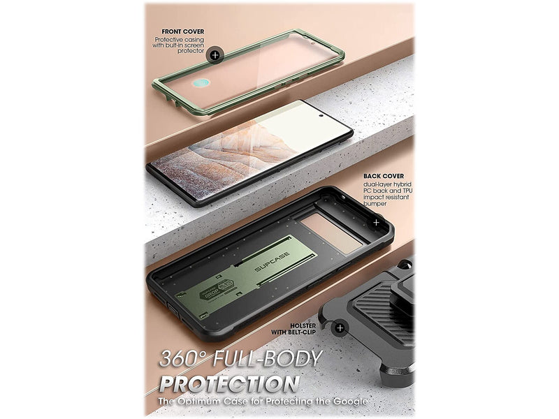 SUPCASE Unicorn Beetle PRO Dark Green Rugged Case for Google Pixel 6 Pro (SUP-GooglePixel6Pro-UBPro-SP-Guldan)