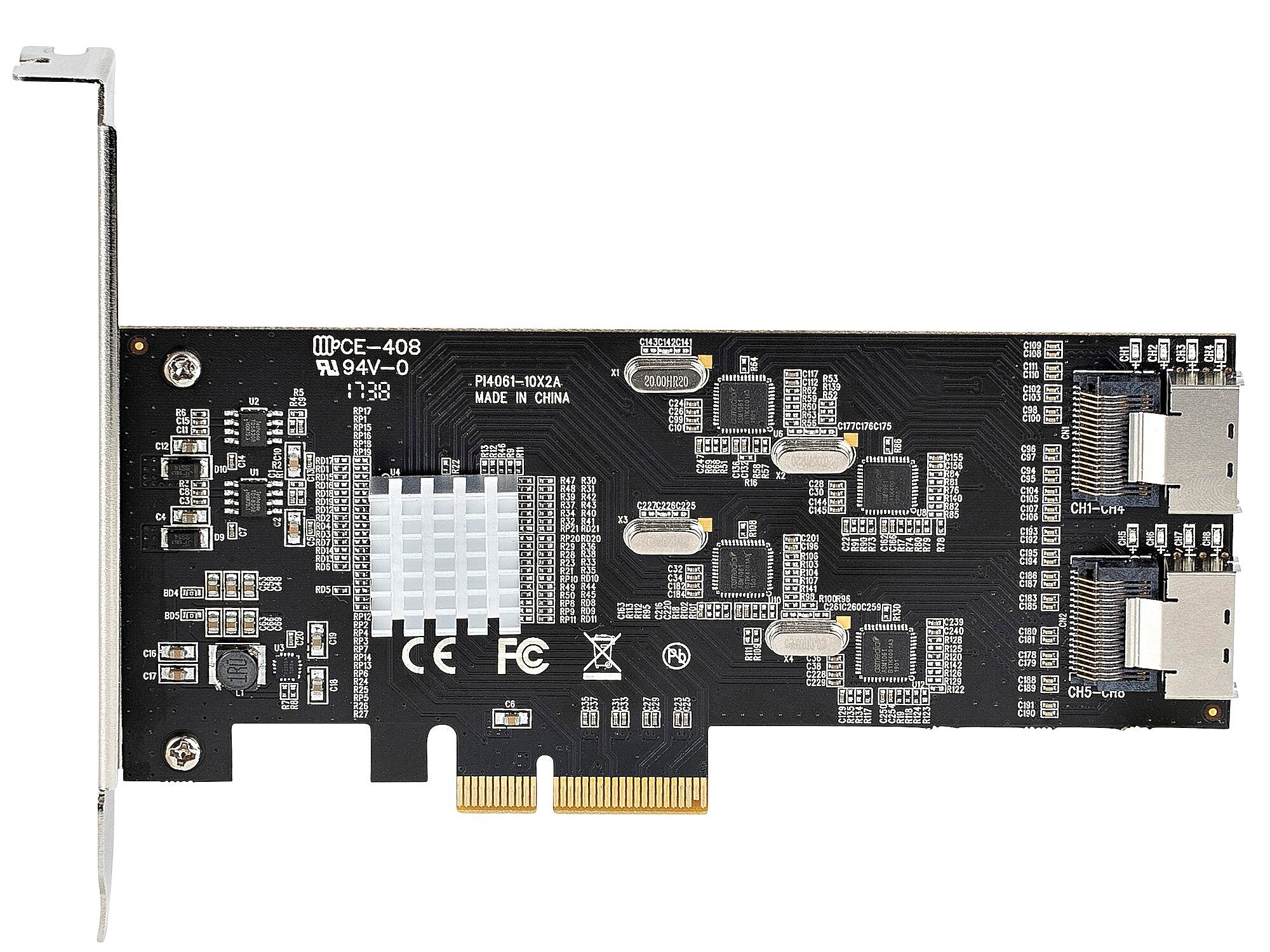StarTech 8-Port PCI Express SATA Expansion Adapter Card (8P6G-PCIE-SATA-CARD)