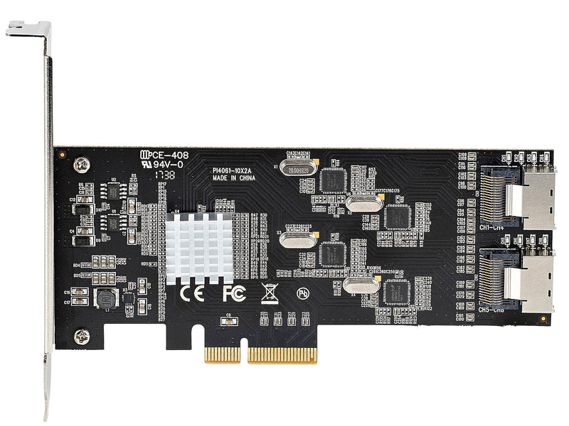 StarTech 8-Port PCI Express SATA Expansion Adapter Card (8P6G-PCIE-SATA-CARD)
