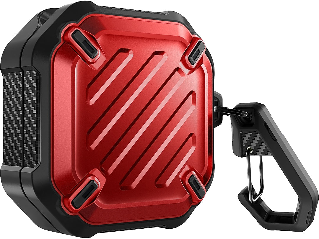SUPCASE Unicorn Beetle PRO Rugged Case for Galaxy Buds Live/Pro/2, Metallic Red (SUP-Galaxy2020-BudsLive-UBPro-Ruddy)