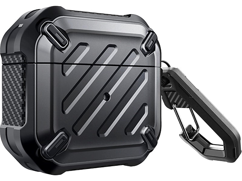 SUPCASE Unicorn Beetle PRO Rugged Case for Apple AirPods Gen 3, Black (SUP-AirPods2021-3-UBPro-Black)