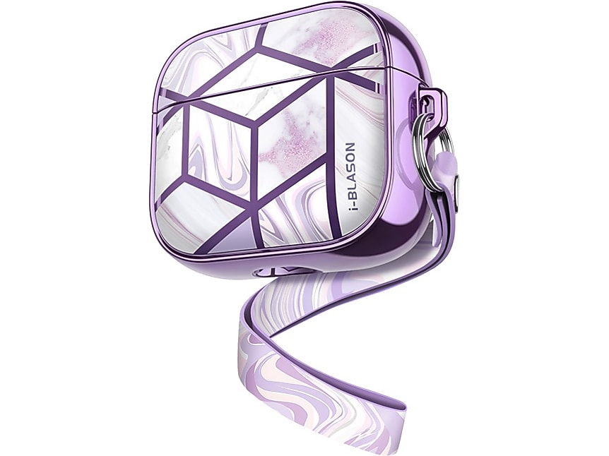 i-Blason Cosmo Case for AirPods 3, Purple Marble (AirPods2021-3-Cosmo-Ameth)