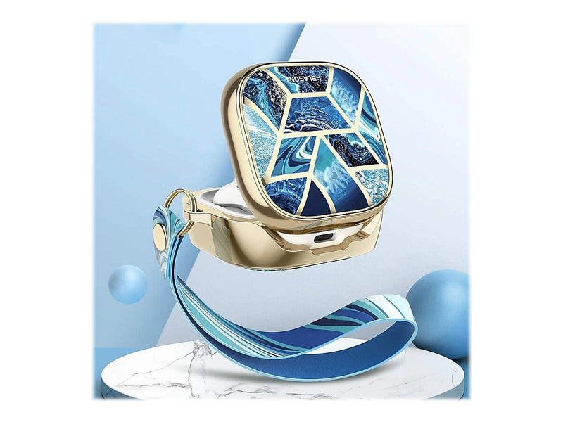 i-Blason Cosmo Case for Galaxy Buds Live/Pro/2, Ocean Blue (Galaxy2020-BudsLive-Cosmo-Ocean)