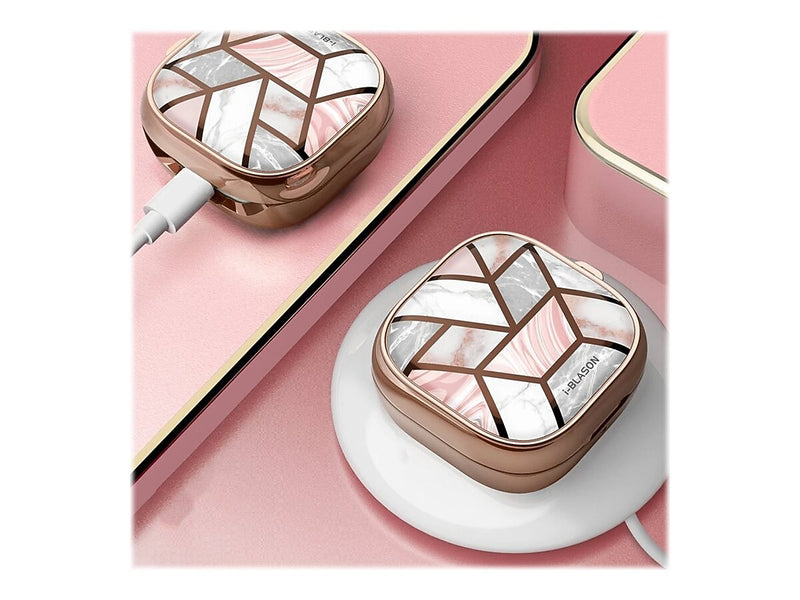 i-Blason Cosmo Case, Marble Pink (Galaxy2020-BudsLive-Cosmo-Marble)