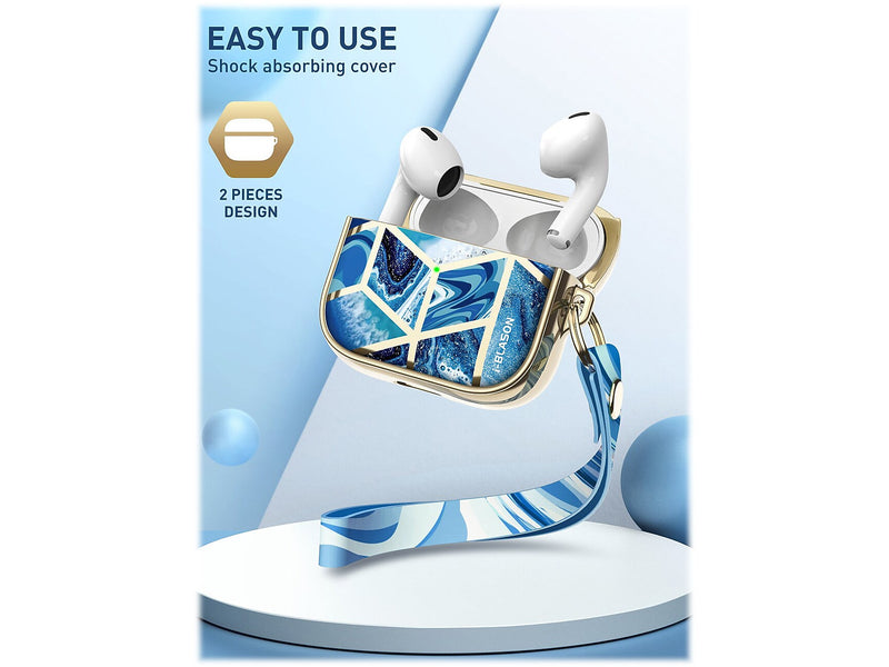 i-Blason Cosmo Case for AirPods 3, Ocean Blue (AirPods2021-3-Cosmo-Ocean)