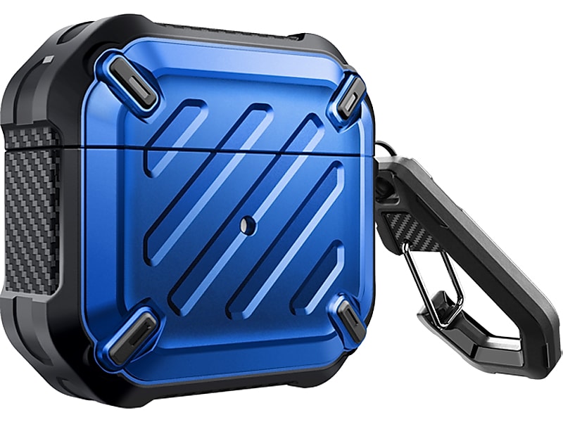 SUPCASE Unicorn Beetle PRO Rugged Case for Apple AirPods Gen 3, Metallic Blue (SUP-AirPods2021-3-UBPro-Blue)
