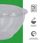 ECO PRODUCTS Salad Bowls with Lids, 32 Oz.