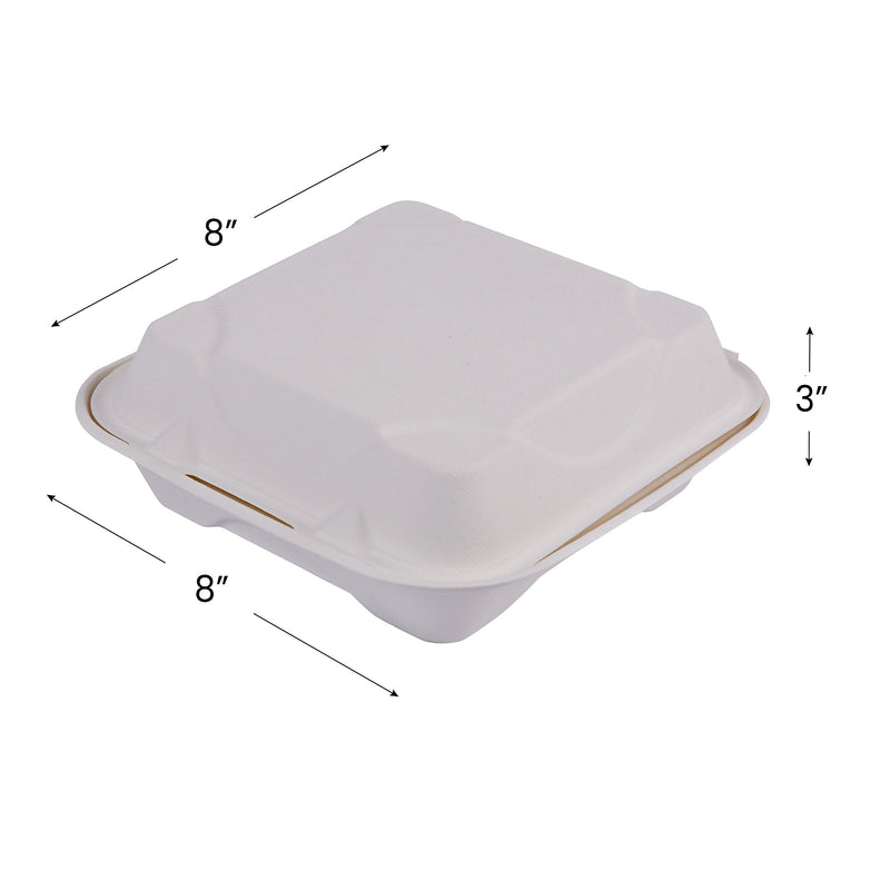 Eco-Products Vanguard Clamshell Box, 200/Carton (EP-HC81NFA)