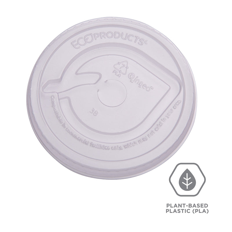 Eco-Products Cup Lid, Clear, 1000/Carton (EP-FLCC)