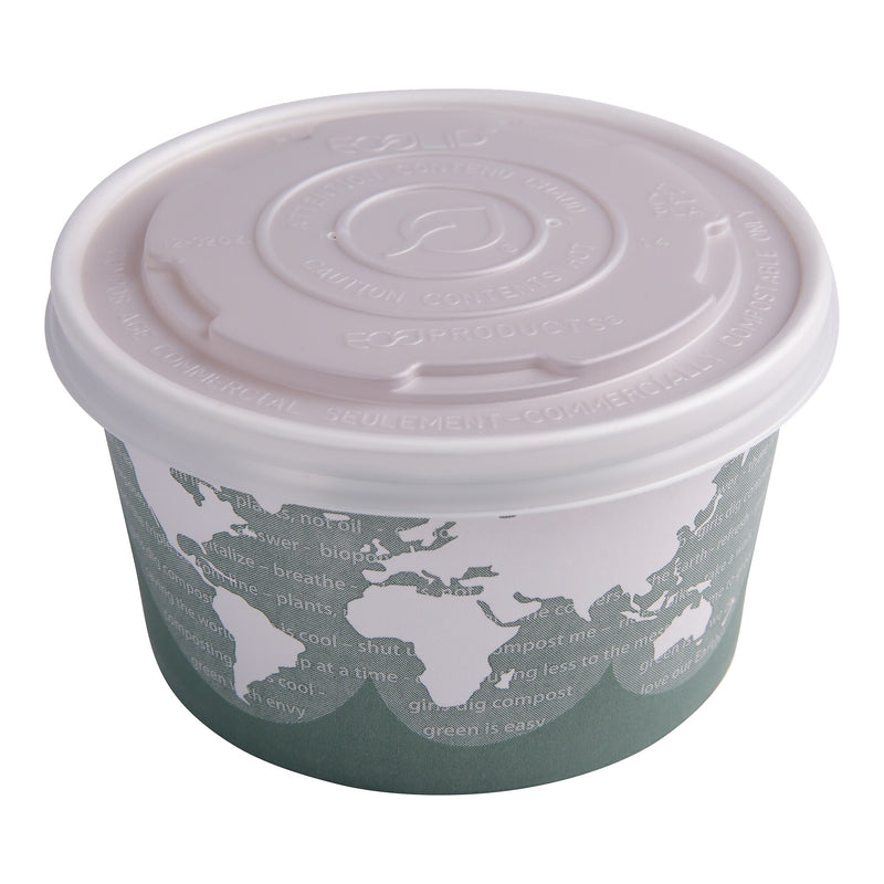 Eco-Products® World Art™ BSC12 Soup Cup, Gray/White, 12 oz., 500/Pack