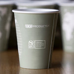 Eco-Products World Art Hot Cups, 12 oz., Gray/White, 1000/Carton (EP-BHC12-WA)