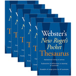 Houghton Mifflin Harcourt Webster's New Roget's Pocket Thesaurus, Pack of 6 (AH-9780618953202-6)