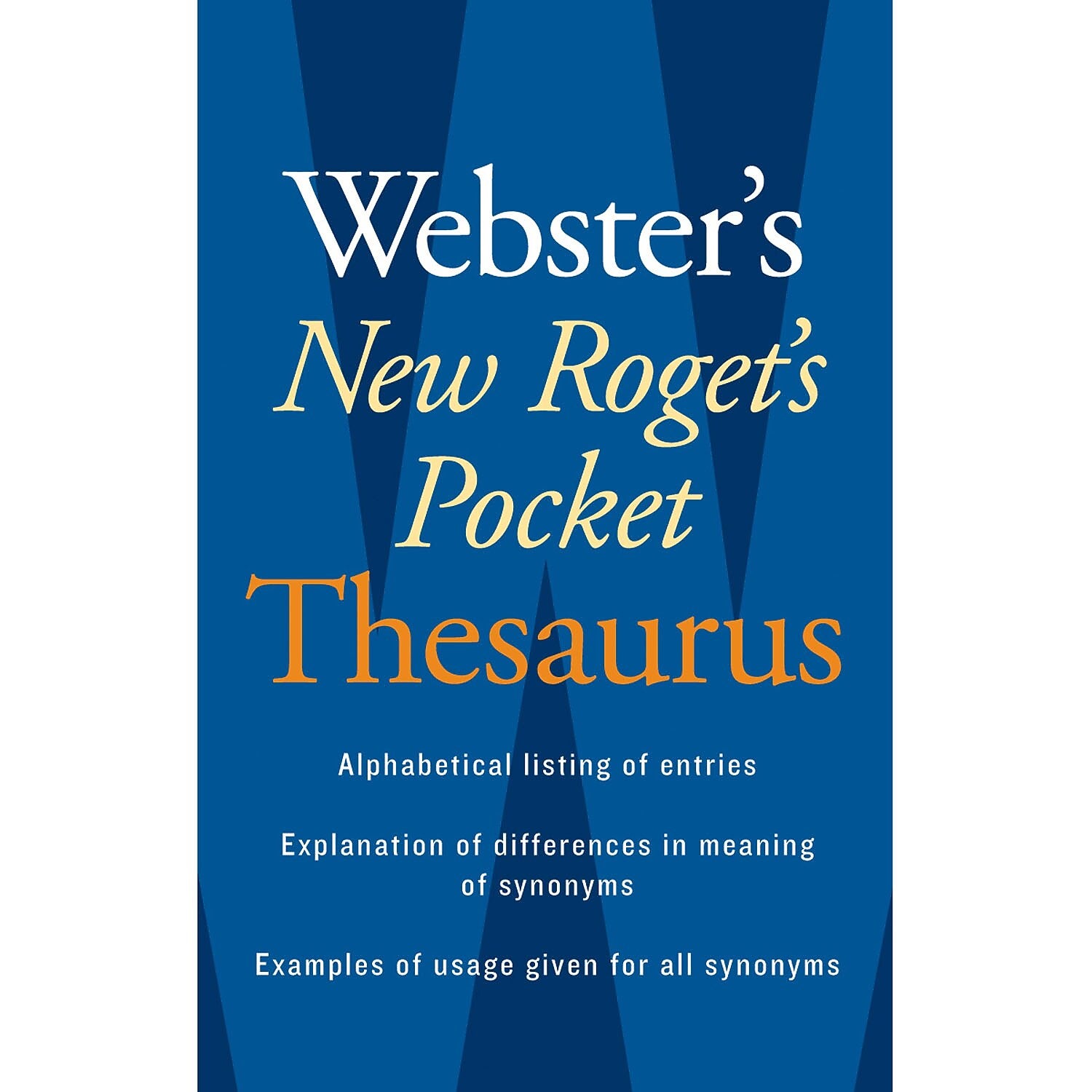 Houghton Mifflin Harcourt Webster's New Roget's Pocket Thesaurus, Pack of 6 (AH-9780618953202-6)