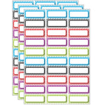Ashley Productions Die-Cut Magnetic Chevron Nameplates, Assorted Colors, 2.5" x 1", 30 Per Pack, 3 Packs (ASH10077-3)
