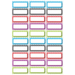 Ashley Productions Die-Cut Magnetic Chevron Nameplates, Assorted Colors, 2.5" x 1", 30 Per Pack, 3 Packs (ASH10077-3)
