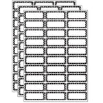 Ashley Productions Die-Cut Magnetic Black & White Dots Nameplates, 2.5" x 1", 30 Per Pack, 3 Packs (ASH10080-3)