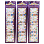 Ashley Productions Die-Cut Magnetic Confetti Nameplates, 2.5" x 1", 30 Per Pack, 3 Packs (ASH18006-3)