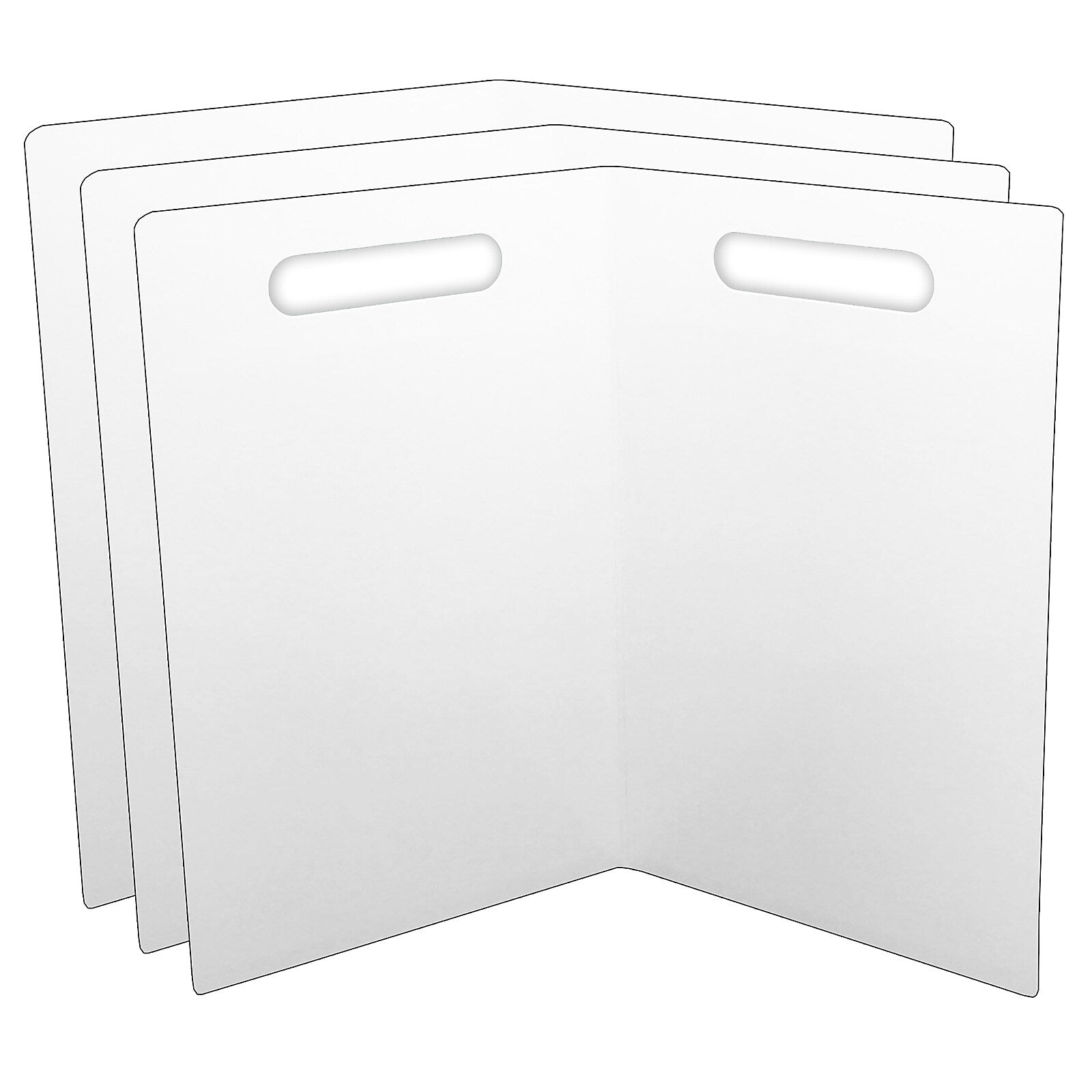 Ashley Folding Magnetic Whiteboard, 14" x 18", 3/Bundle (ASH60000-3)