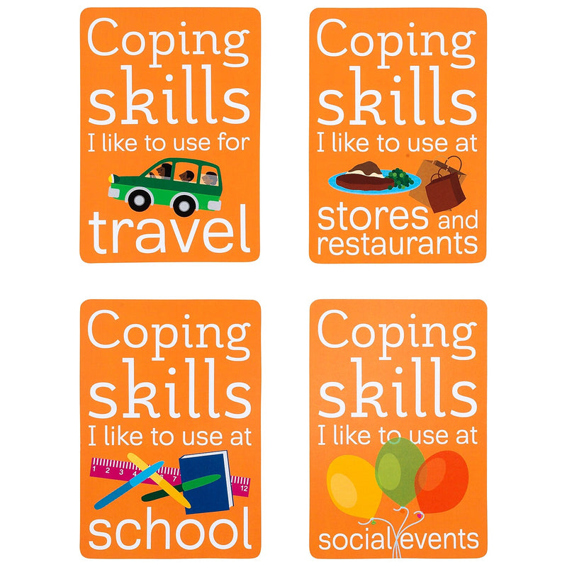 Coping Skills for Kids Coping Cue Cards, Processing Deck, 44/Pack (CSKCCPRO)