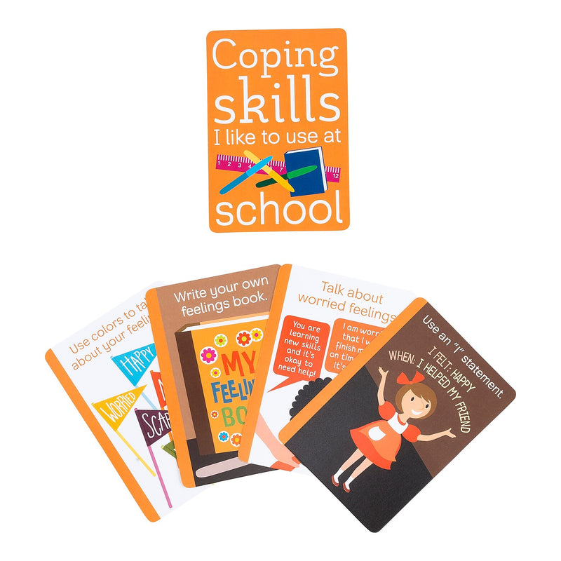 Coping Skills for Kids Coping Cue Cards, Processing Deck, 44/Pack (CSKCCPRO)