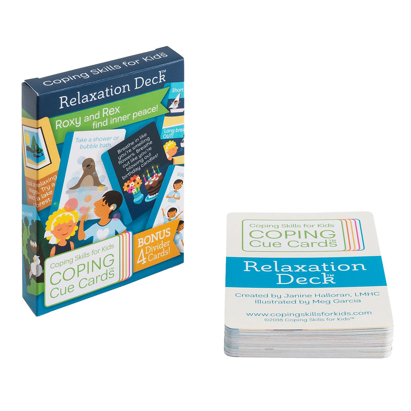 Coping Skills for Kids Coping Cue Cards, Relaxation Deck, 44/Pack (CSKCCREL)