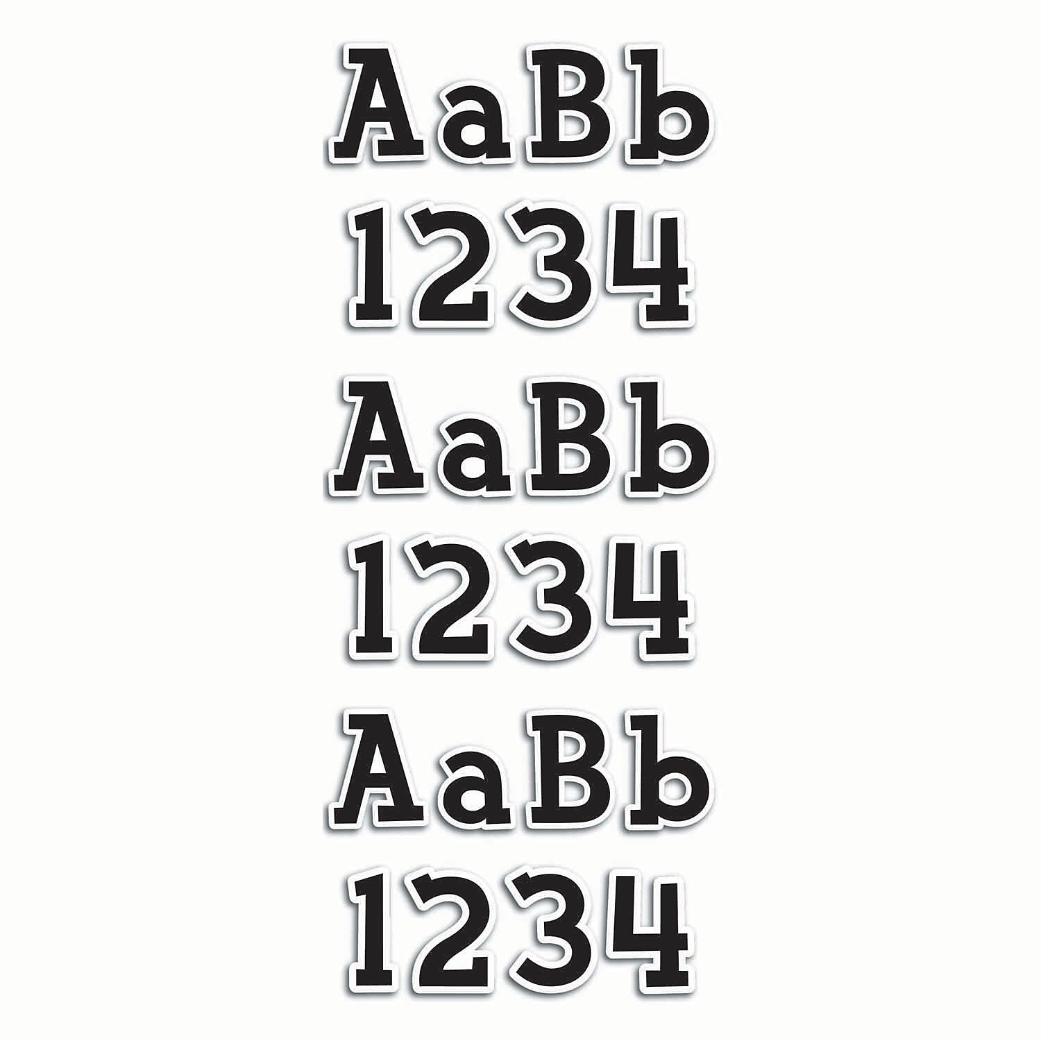 Creative Teaching Press Fancy 4" Designer Letters, Black, 210/Pack, 3 Packs (CTP1894-3)