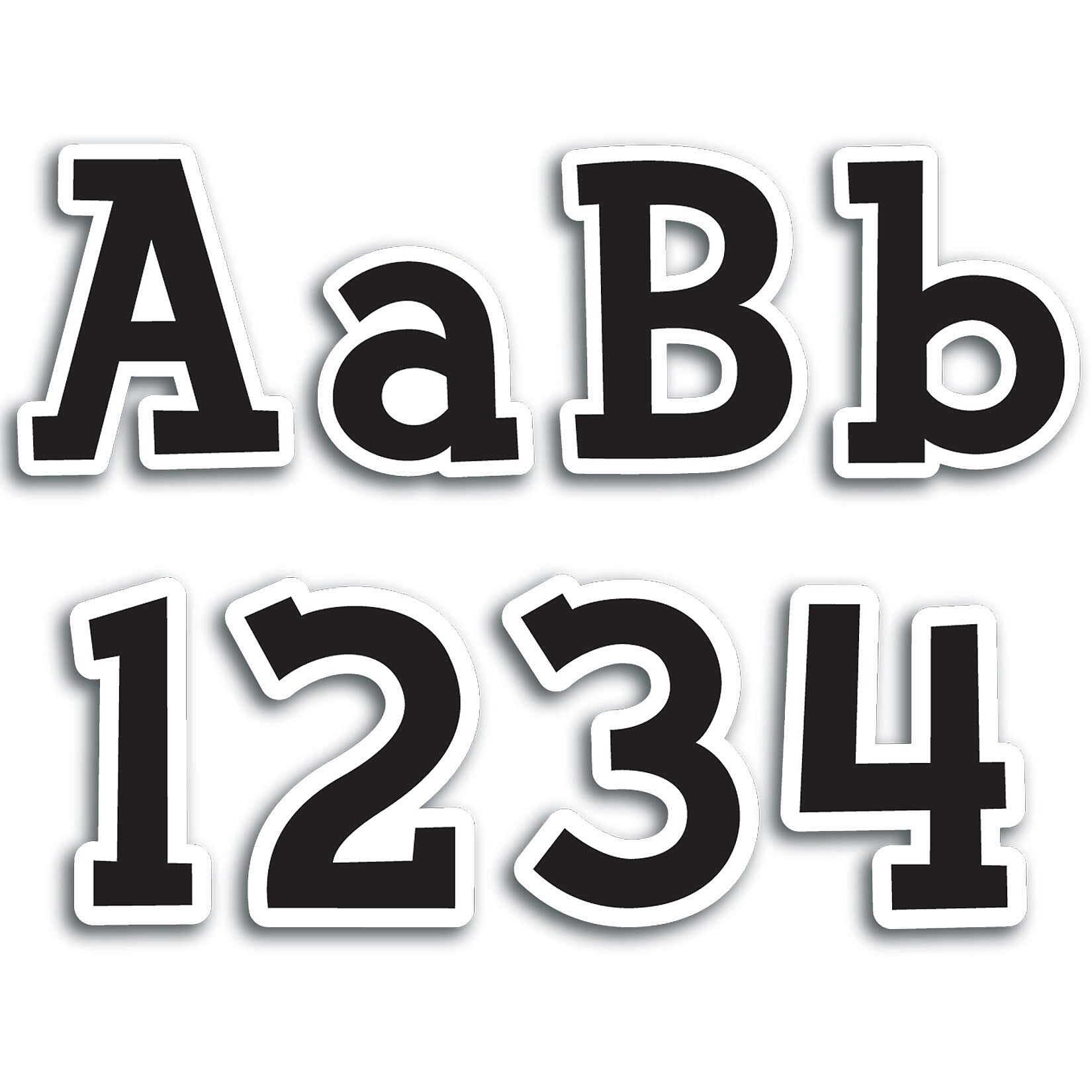 Creative Teaching Press Fancy 4" Designer Letters, Black, 210/Pack, 3 Packs (CTP1894-3)
