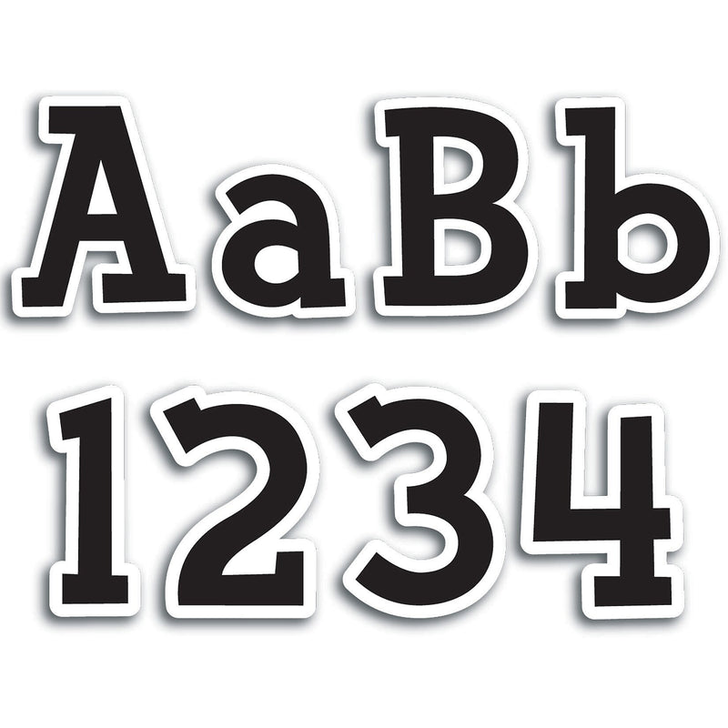 Creative Teaching Press Fancy 4" Designer Letters, Black, 210/Pack, 3 Packs (CTP1894-3)