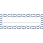 Creative Teaching Press Chevron Solids Nameplates, 9.5" x 3.25", 36 Per Pack, 6 Packs (CTP4517-6)